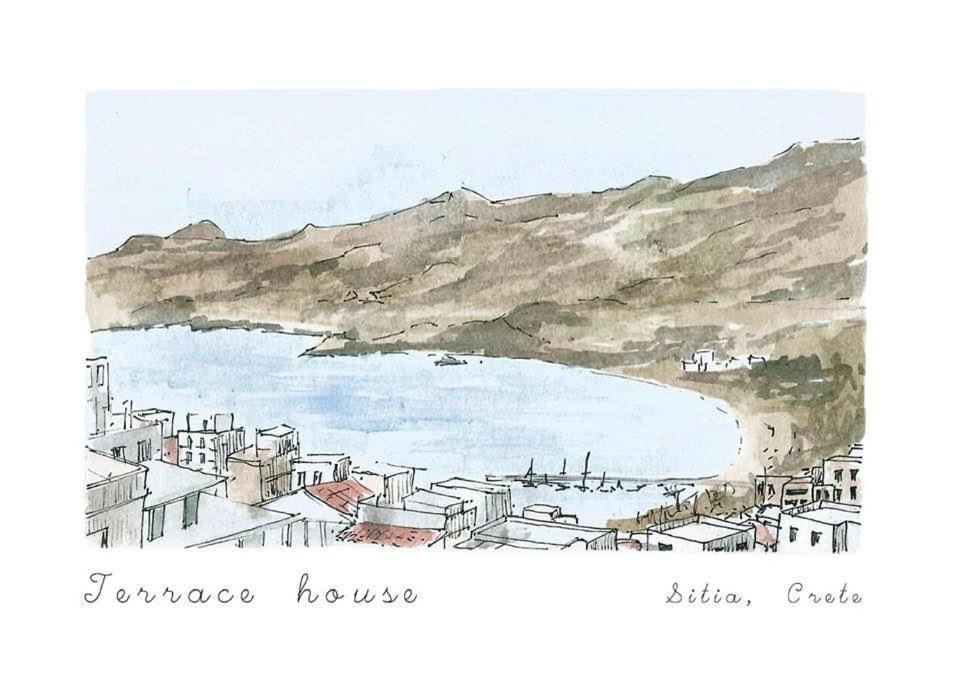 Terrace House Apartment Sitia  Bagian luar foto
